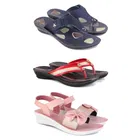 Combo of Flats with Sandals for Women 