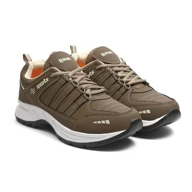 Sports Shoes for Men (Black, 9)