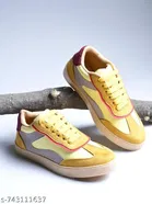 Shoetopia Girls Sneakers Yellow 