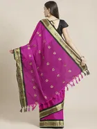 Cotton Embellished Saree for Women 