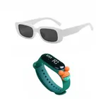 UV Protected Sunglass with Digital Watch for Boys & Girls 