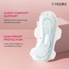 वेलोरा सॉफ्ट फील ट्राइफोल्ड सेनेटरी पैड्स 