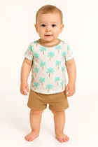 Cotton Printed Clothing Set for Boys 