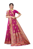 Jacquard Embellished Saree for Women 