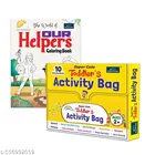 Super Cute Toddlers Activity Bag, The World Our Helpers Coloring Book, Set of 2