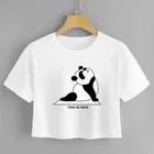 Printed Crop T-shirt for Women 