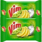 Vim Lemon Dishwash Bar 300 G (Set Of 2)