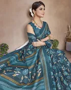 Art Silk Printed Saree for Women 