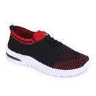 Womens Sport Shoes for Women, Black & Red 