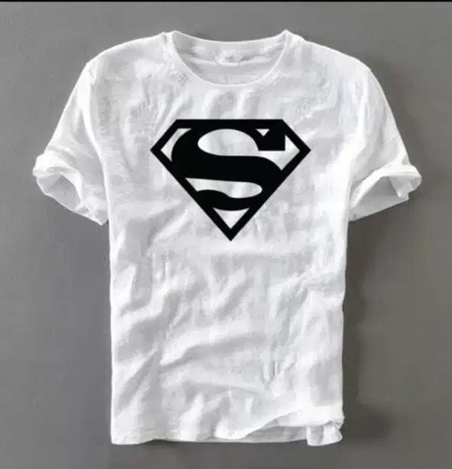 Men's Round Neck T-Shirt (White, M)