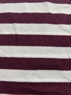 Cotton Stripes Clothing Set for Boys, Maroon 