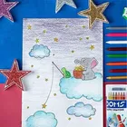 DOMS Plastic Crayon 28 Shades Round Tin 