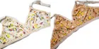 Hosiery Printed Non-Padded Bras for Women, Pack  of 2 