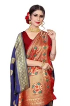 Jacquard Embellished Saree for Women 