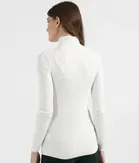 Wool Blend High Neck Sweater for Women 