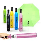 Newest Bottle Umbrella  Windproof Double Layer Cover for UV Protection & Rain | Outdoor Car Umbrella for Women & Men 
