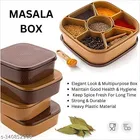 Plastic 7 Section Masala Container with Lid 