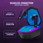 TECHFIRE Bullets 121 Wireless Earbuds with RGB - 40H [Black]