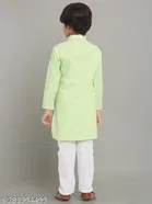 Cotton Blend Kurta with Pyjamas for Boys 