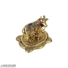 Kamdhenu Cow Murti and Calf Idol 