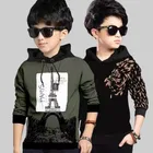 Cotton Blend Hooded Sweatshirts for Boys 