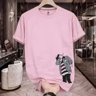 Cotton Printed T-shirt for Men, Yellow 