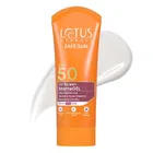 Lotus Herbals Safe Sun UV Screen Matte Gel SPF 50 and PA+++| Comfrey,Vanilla, Horse Extract| Normal to Oily Skin|50g
