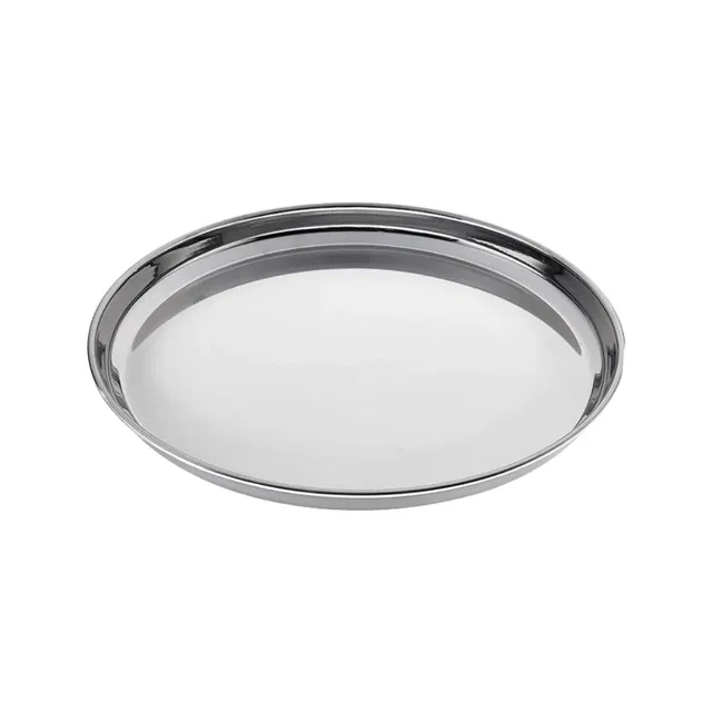 Stainless Steel Heavy Full Plate, 27.5 cm, Pack of 1