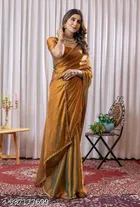 JImmy Choo Saree for Women, Gold 