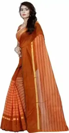 SVB साड़ी पोलीकॉटन सिल्क साड़ी 