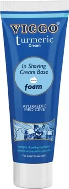 Vicco Turmeric Cream In Shaving Cream Base With Foam 70 g