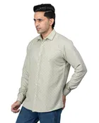 Poly Cotton Full Sleeves Printed Shirt for Men 
