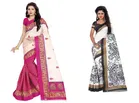 Khadi Silk Printed Saree for Women 