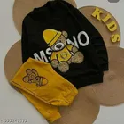 Hosiery Cotton Full Sleeves T-Shirt with Pant Clothing Set for Kids 