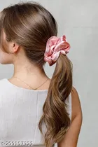Pack of 12 Fabric Hair Elastics for Women 