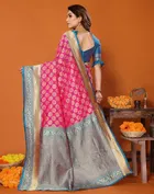 Banarasi Silk Zari Woven Saree for Women 