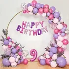 57 Pcs 9th Birthday Decoration kit, Multicolour, Set of 1