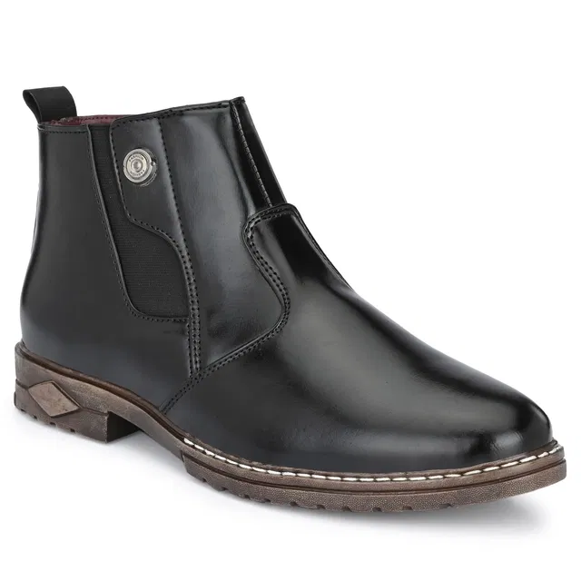 Boots for Men (Black, 7)