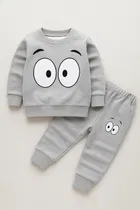 Cotton Blend Printed Clothing Set for Boys 