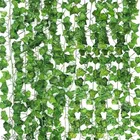 Plastic Artificial Hanging Leaves Garlands 