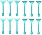 Plastic 6 Pcs Disposable Body Razor for Men & Women (Sea Green, Pack of 1)