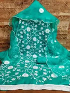 Organza Unstitched Dress Material for Women 