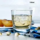 Afast Premium Old Fashioned Square Classic Whiskey Glasses Set 6, Transparent, 150 ml, Bar Glasses for Scotch, Bourbon, Liquor and Cocktail Drinks 