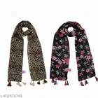 Poly Chiffon Printed Scarves for Women 