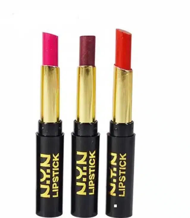 Lenon Makeup Accessory Lipstick (Multicolor) (Pack of 3) (D20)