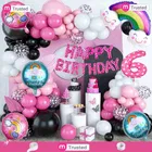 Rainbow Theme 6th Happy Birthday Decoration,Multicolour,Set Of 1