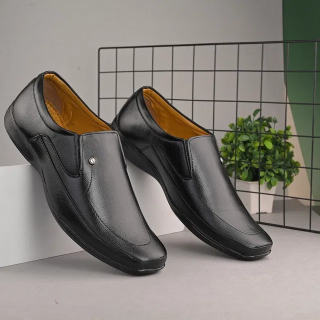 Formal Shoes for Men (Black, 6)