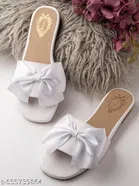Solid Synthetic Flat Girls Sandals 