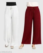 Palazzos for Women, Pack of 2 