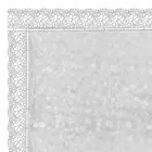 Polyester Printed Table Cloth (White, 54x78 inches)